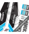 FORK ROCK SHOX REBA 2013 BLACK DECALS KIT STICKERS FORKS