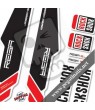 FORK ROCK SHOX REBA 2013 BLACK DECALS KIT STICKERS FORKS