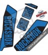 FORK ROCK SHOX REBA 2016 BLACK DECALS KIT STICKERS FORKS