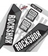 FORK ROCK SHOX RECON 2016 DECALS KIT BLACK FORKS