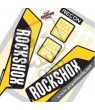 FORK ROCK SHOX RECON 2016 DECALS KIT BLACK FORKS