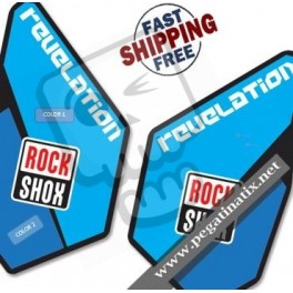 DECALS FORK ROCK SHOX REVELATION B