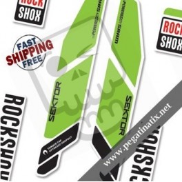 DECALS ROCKSHOX SEKTOR STICKERS KIT FORKS