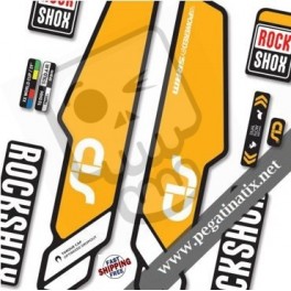 DECALS ROCKSHOX SID 2014 STICKERS KIT BLACK FORKS