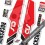 Adhesivo horquilla white ROCK SHOX SID 2014 (Producto compatible)