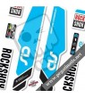 DECALS ROCKSHOX SID 2014 STICKERS KIT WHITE FORKS