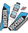 DECALS ROCKSHOX SID 2016 STICKERS KIT BLACK FORKS