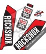 DECALS ROCKSHOX SID 2016 STICKERS KIT BLACK FORKS