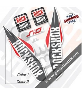 Adhesivos para horquilla blanca ROCK SHOX SID 2017 (Producto compatible)