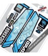 DECALS ROCKSHOX SID BRAIN 2014 DECALS KIT BLACK FORKS