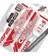 DECALS ROCKSHOX SID BRAIN 2014 STICKERS KIT WHITE FORKS
