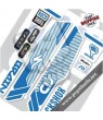 DECALS ROCKSHOX SID BRAIN 2014 STICKERS KIT WHITE FORKS