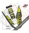 DECALS ROCKSHOX SID BRAIN 2017 BLACK FORK DECALS KIT