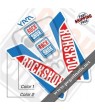 DECALS ROCKSHOX YARI 2017 WHITE FORK DECALS KIT