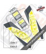 DECALS ROCKSHOX YARI 2017 WHITE FORK DECALS KIT