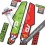 Adhesivos para horquilla negra ROC KSHOX SID PT EDITION 2014 (Producto compatible)