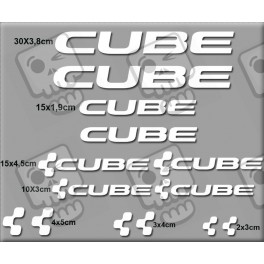 Sticker decal bike set CUBE