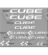 Sticker decal bike set CUBE