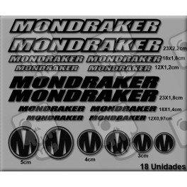 Sticker decal bike set Mondraker