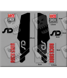 Sticker decal bike ROCK SHOX SID 