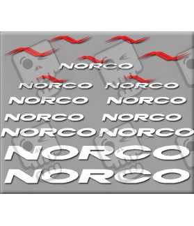 Sticker decal bike Norco (Prodotto compatibile)