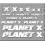Adhesivo sticker BICICLETA MTB PLANET (Producto compatible)