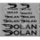 Sticker decal bike DOLAN (Kompatibles Produkt)