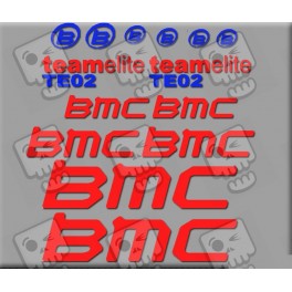 Sticker decal bike BMC TE02