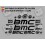 Sticker decal bike BMC (Produit compatible)