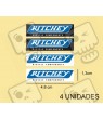 Sticker decal bike Ritchey x4