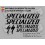 Adhesivo stickers bicicleta MTB SPECIALIZED (Producto compatible)