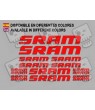 Sticker decal bike SRAM