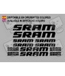 Sticker decal bike SRAM