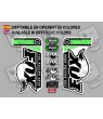 Sticker decal FORK FOX EVOLUTION 