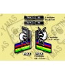 Sticker decal FORK FOX WORLD CHAMPION