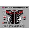 Sticker decal FORK FOX TALAS 