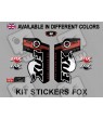 Sticker decal FORK FOX 40 SERIES