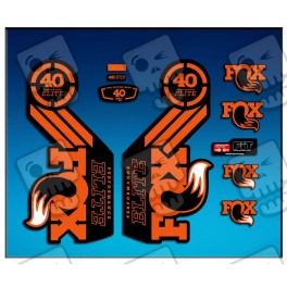 Sticker decal FORK FOX 40 ELITE SERIES AM68
