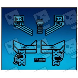 Sticker decal FORK FOX 32 SC PERFORMANCE 2017 AM83 