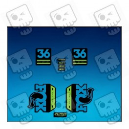 Sticker decal FORK FOX 36 PERFORMANCE ELITE 2017 AM94