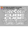 Sticker decal bike set CUBE
