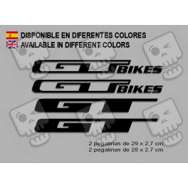 Sticker decal bike GT