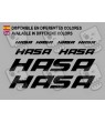 Sticker decal bike HASA