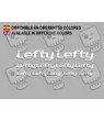 Sticker decal bike Lefty 