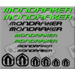 STICKER DECALS BIKE MONDRAKER SET 