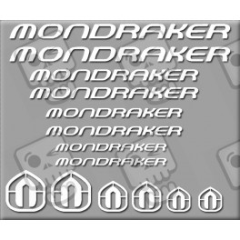 STICKER DECALS BIKE MONDRAKER SET 