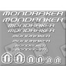 STICKER DECALS BIKE MONDRAKER SET 
