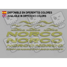 STICKER DECAL SET CYCLE NORCO