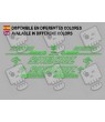 Sticker decal bike Santa Cruz HECKLER 