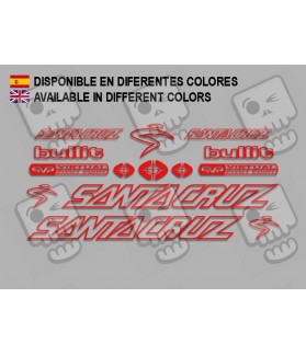 Sticker decal bike Santa Cruz BULLIT (Produit compatible)
